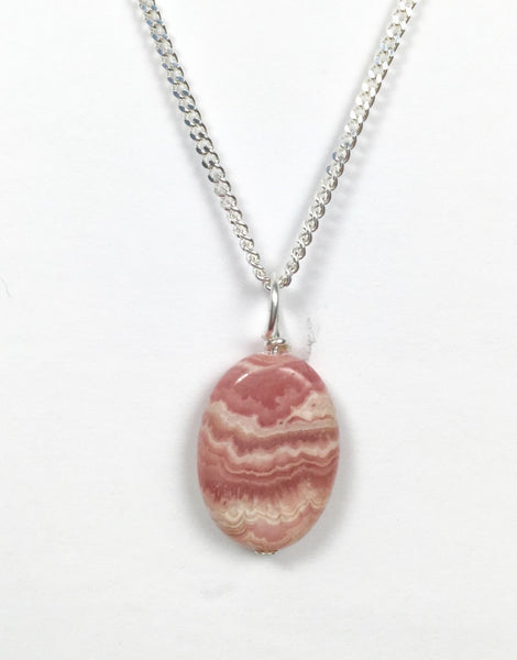 RHODOCHROSITE PENDANT - OVAL