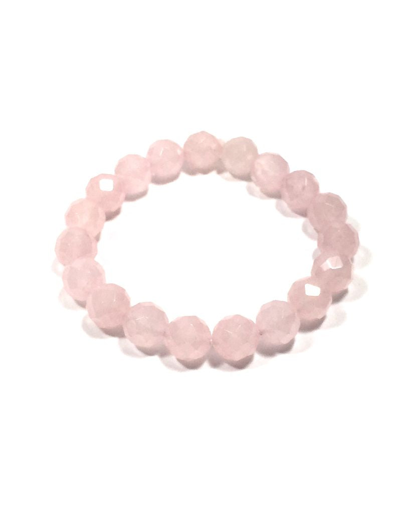 Rose Quartz 10 mm Facet
